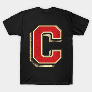 DAZZLING Vintage style Letter C ✪ Fantastic gift idea T-Shirt